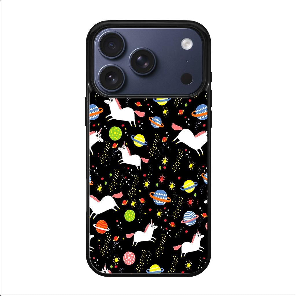 Space Unicorn Pattern iPhone 17 Pro / 17 Pro Max Case