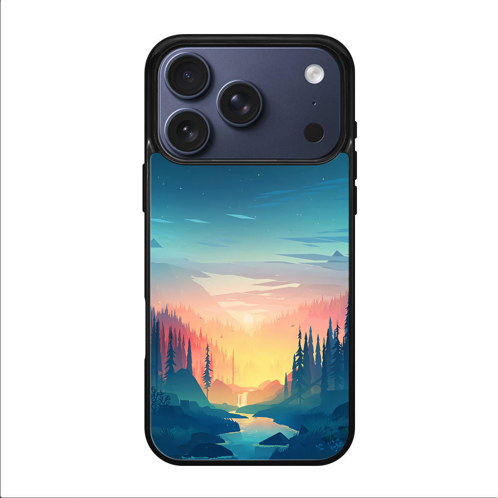 Sunset at The River iPhone 17 Pro / 17 Pro Max Case