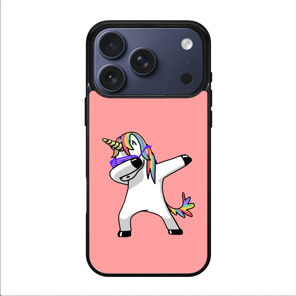 Unicorn Dabbing Pink iPhone 17 Pro / 17 Pro Max Case