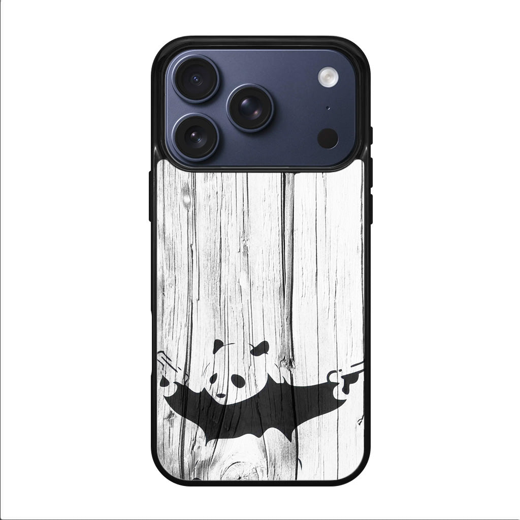 Banksy Graffiti Panda iPhone 17 Pro / 17 Pro Max Case