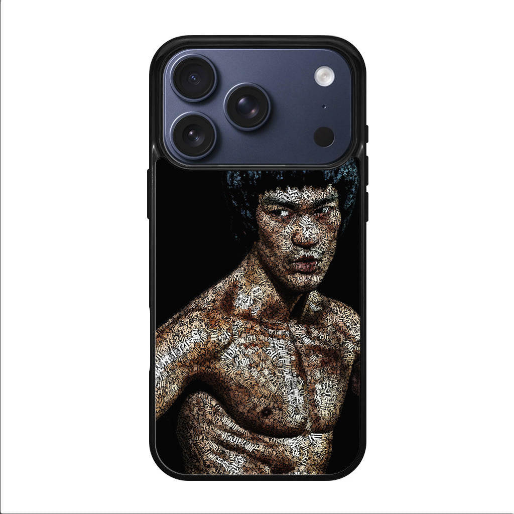 Bruce Lee Typograph iPhone 17 Pro / 17 Pro Max Case