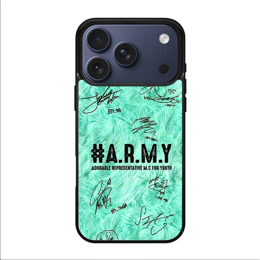 BTS Army Signature iPhone 17 Pro / 17 Pro Max Case