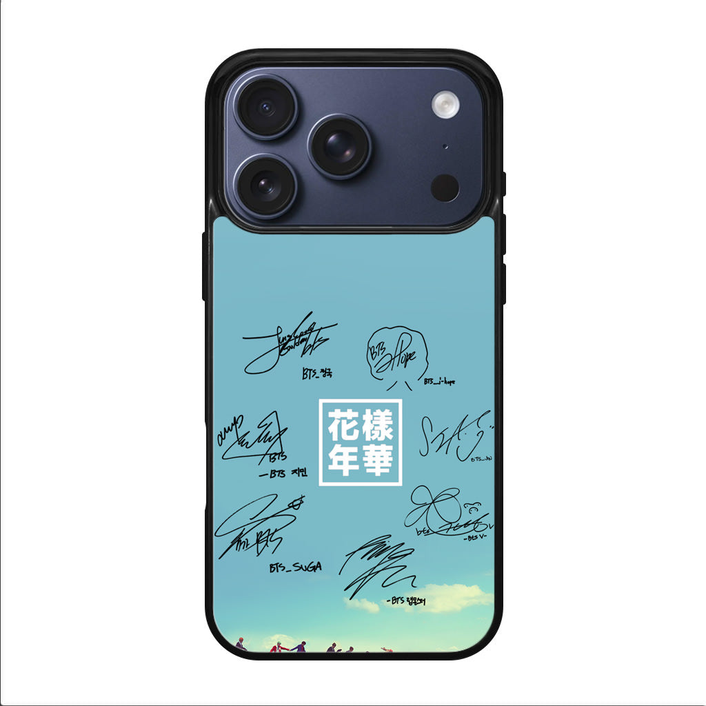 BTS Signature iPhone 17 Pro / 17 Pro Max Case