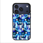 BTS Suga Blue Aesthetic Collage iPhone 17 Pro / 17 Pro Max Case