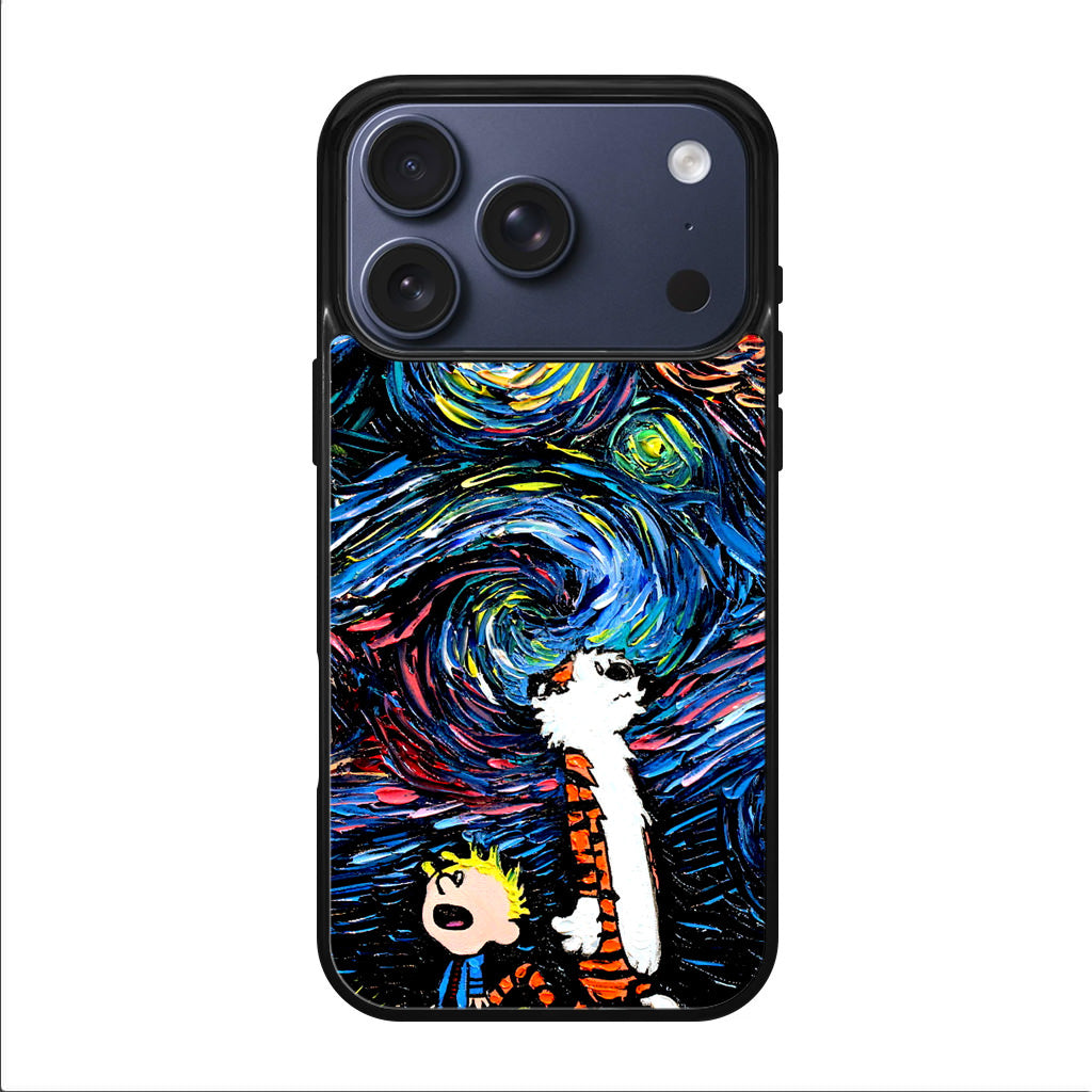 Calvin Art At Starry Night iPhone 17 Pro / 17 Pro Max Case