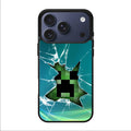 Creeper Glass Broken Green iPhone 17 Pro / 17 Pro Max Case