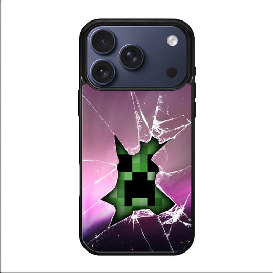 Creeper Glass Broken Violet iPhone 17 Pro / 17 Pro Max Case