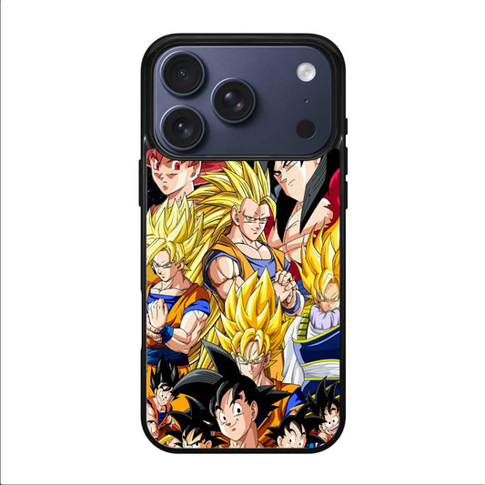 Dragon Ball Z Son Goku Transformation iPhone 17 Pro / 17 Pro Max Case
