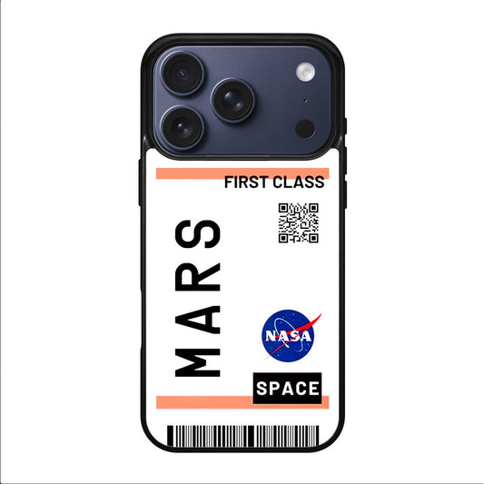 First Class Ticket To Mars iPhone 17 Pro / 17 Pro Max Case