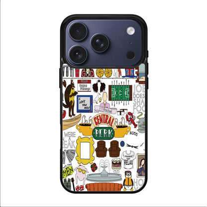 Friends TV Show Central Perk Sticker iPhone 17 Pro / 17 Pro Max Case
