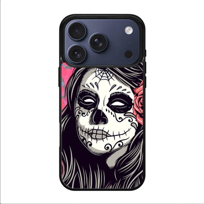 Girl Skull Flower iPhone 17 Pro / 17 Pro Max Case