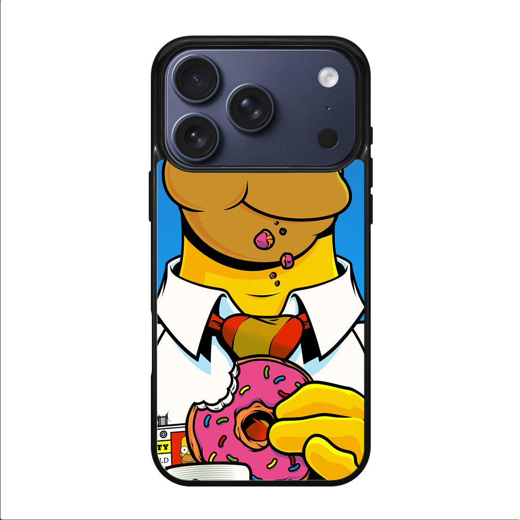 Homer Eats Donut iPhone 17 Pro / 17 Pro Max Case