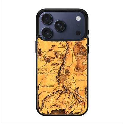 Middle Earth Map Hobbit iPhone 17 Pro / 17 Pro Max Case