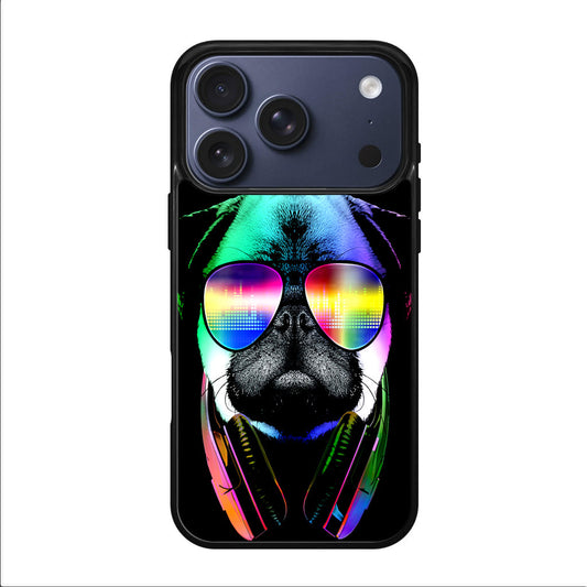 Music Lover Pug V iPhone 17 Pro / 17 Pro Max Case