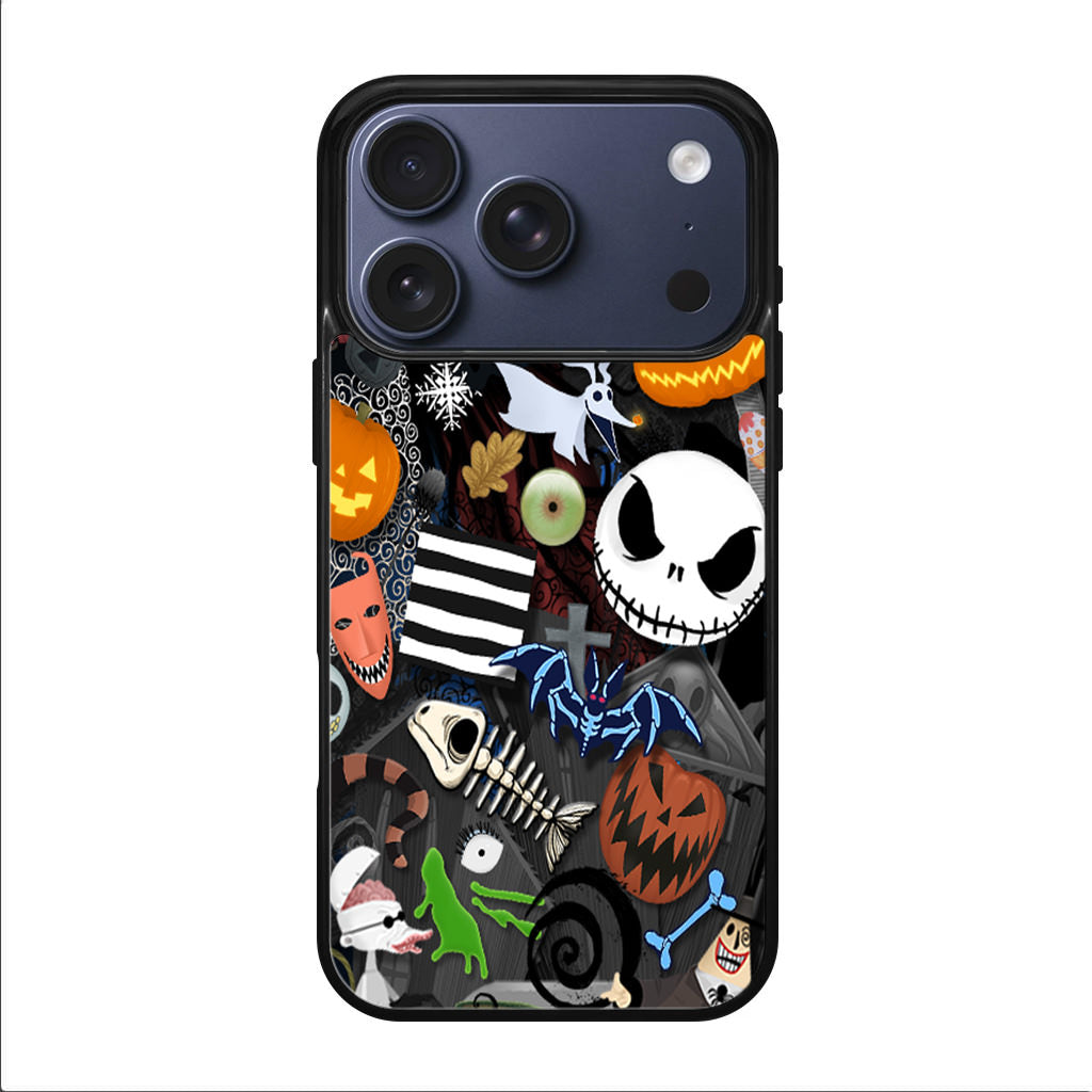 Nightmare Before Chrismast Collage iPhone 17 Pro / 17 Pro Max Case