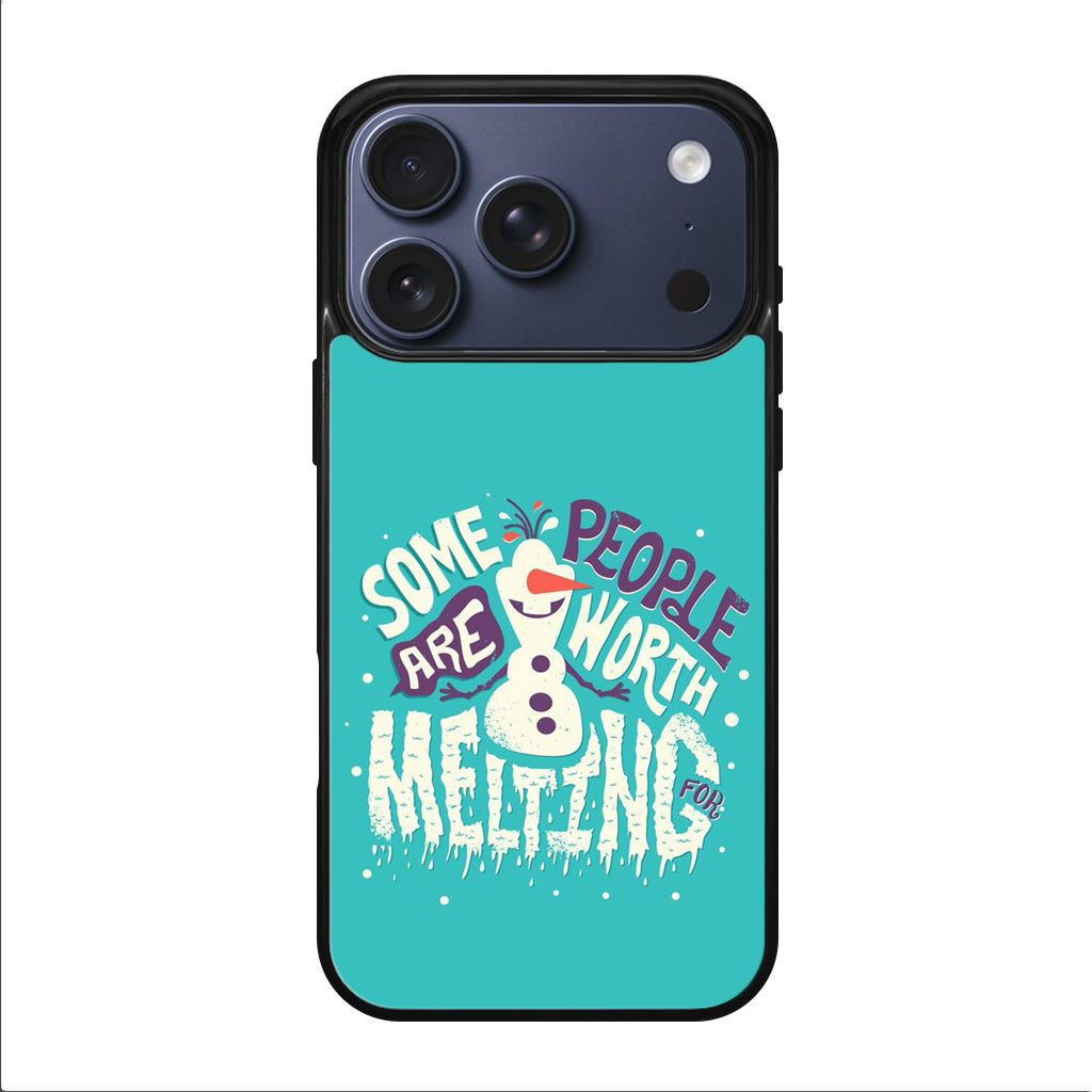 Olaf Frozen Is Melting iPhone 17 Pro / 17 Pro Max Case