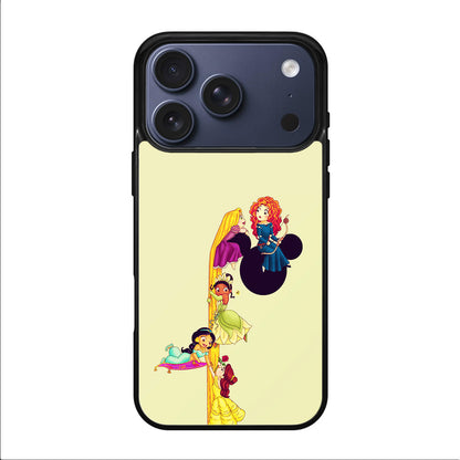 Princesses Climbing Rapunzel's Hair iPhone 17 Pro / 17 Pro Max Case