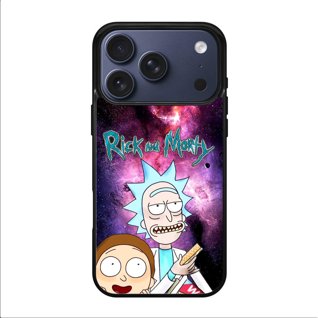 Rick And Morty Nebula Space iPhone 17 Pro / 17 Pro Max Case