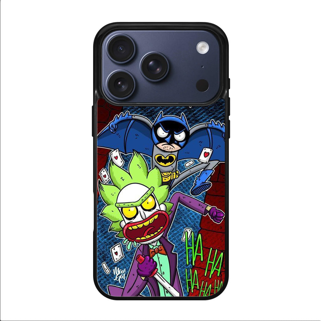 Rick And Morty Bat And Joker Clown iPhone 17 Pro / 17 Pro Max Case