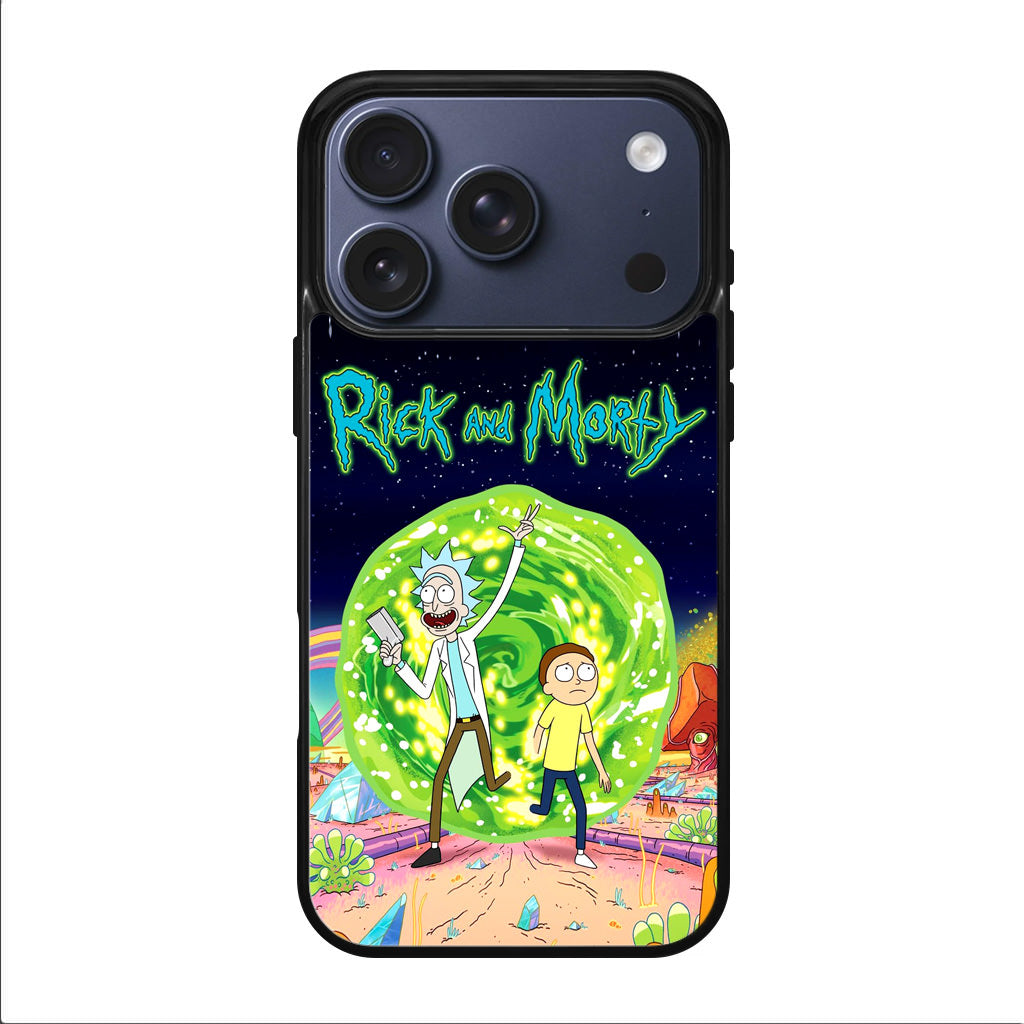 Rick And Morty Portal Gun iPhone 17 Pro / 17 Pro Max Case