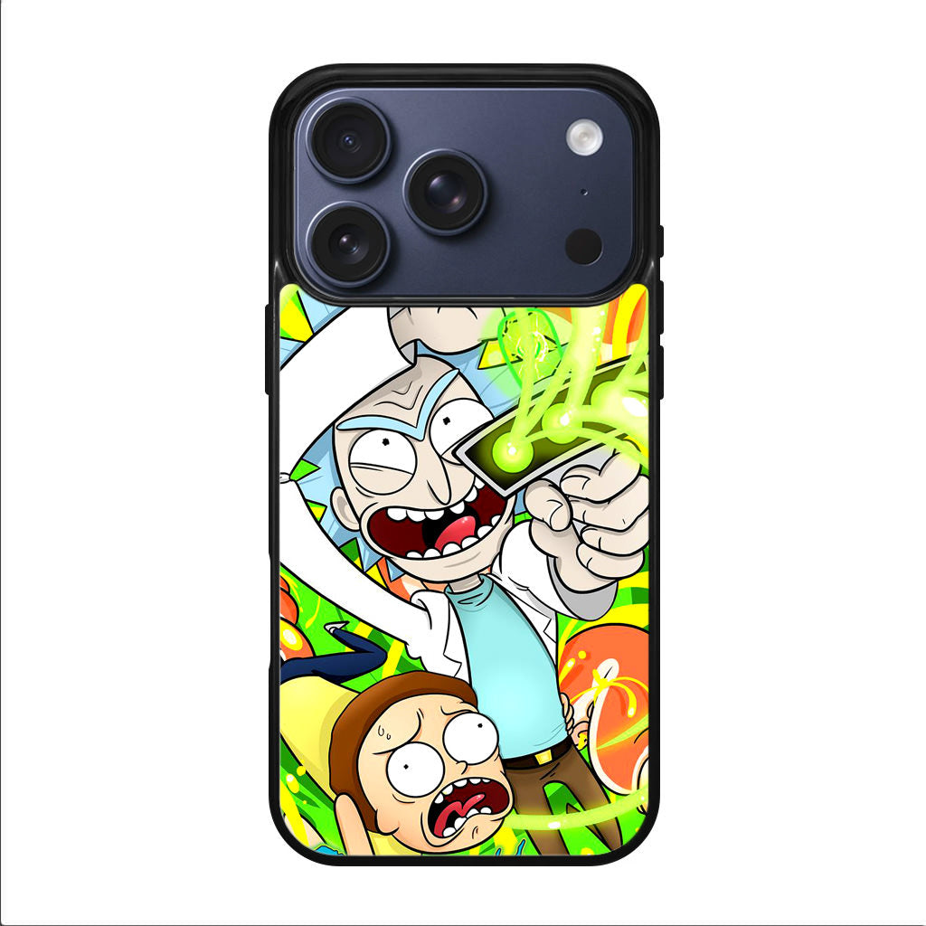 Rick And Morty Shoot Portal Gun iPhone 17 Pro / 17 Pro Max Case