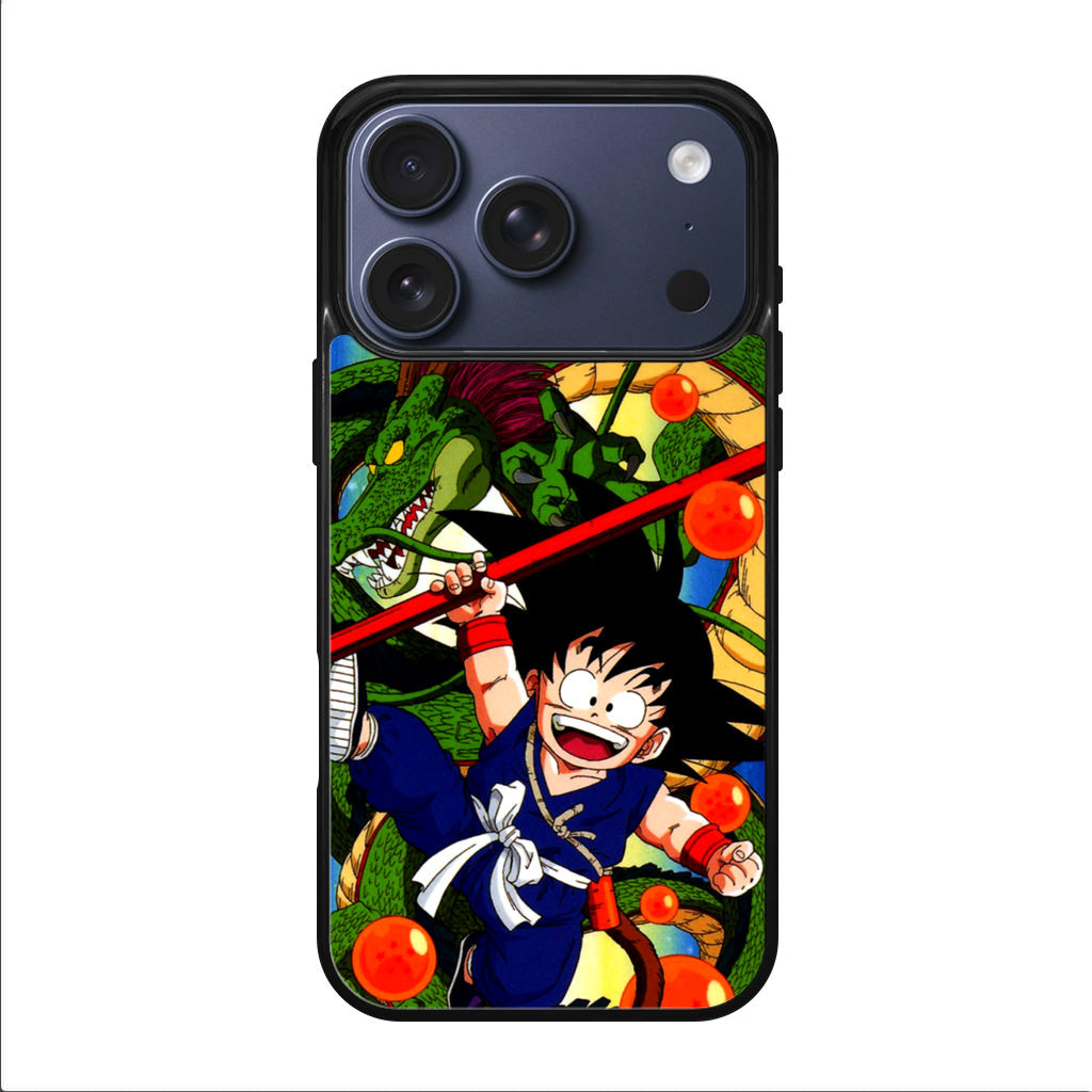 Shenlong And Little Goku Dragon Ball iPhone 17 Pro / 17 Pro Max Case