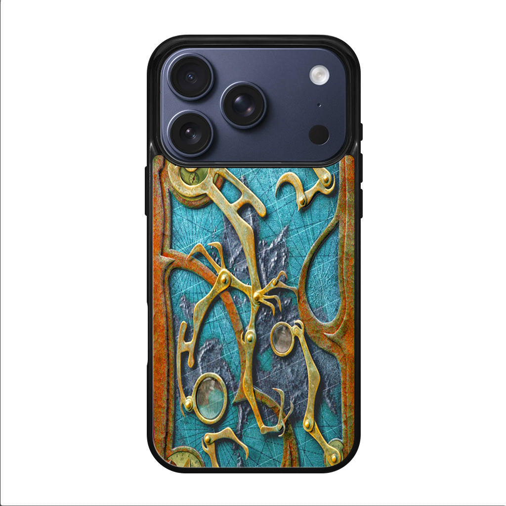 Steampunk Book Cover iPhone 17 Pro / 17 Pro Max Case