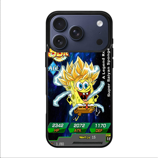 Super Saiyan Spongebob Card iPhone 17 Pro / 17 Pro Max Case