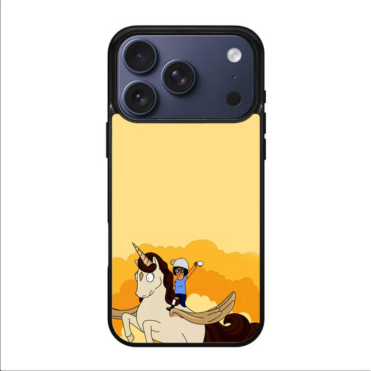 Tina Belcher And Unicorn iPhone 17 Pro / 17 Pro Max Case