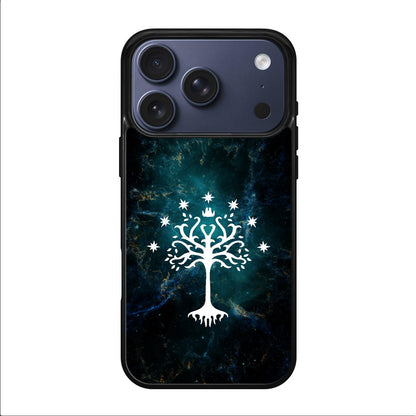 White Tree Of Gondor In Space Nebula iPhone 17 Pro / 17 Pro Max Case