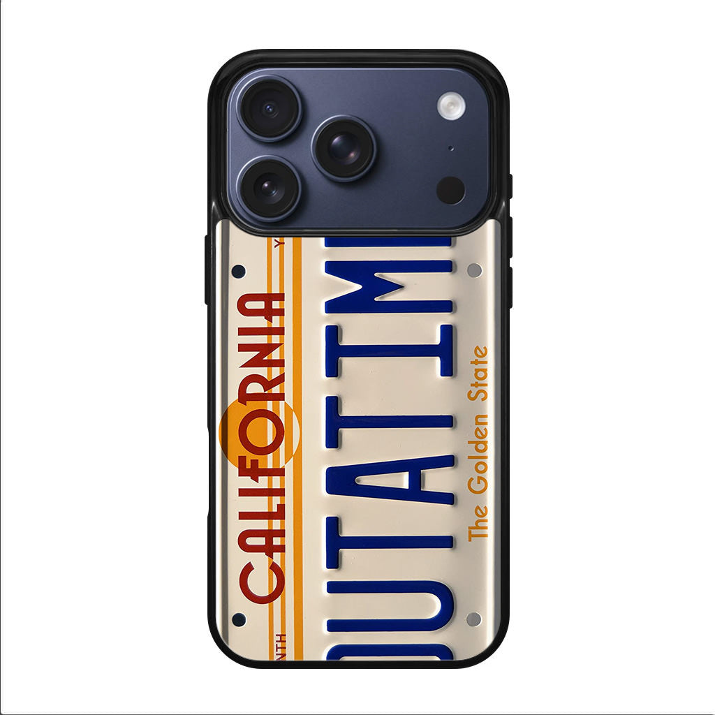 Back to the Future License Plate Outatime iPhone 17 Pro / 17 Pro Max Case