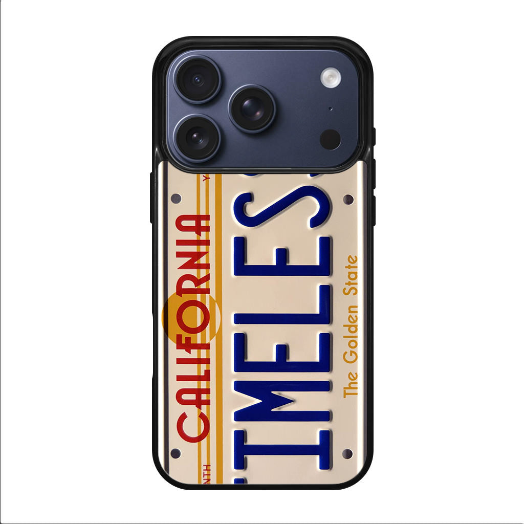 Back to the Future License Plate Timeless iPhone 17 Pro / 17 Pro Max Case