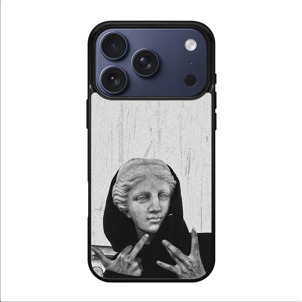 Greek Statue Wearing Hoodie iPhone 17 Pro / 17 Pro Max Case