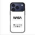 NASA Minimalist White iPhone 17 Pro / 17 Pro Max Case