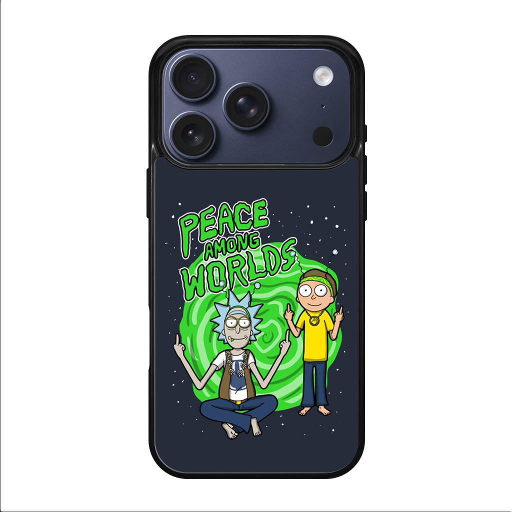 Rick And Morty Peace Among Worlds iPhone 17 Pro / 17 Pro Max Case