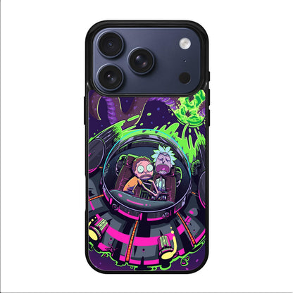 Rick And Morty Spaceship iPhone 17 Pro / 17 Pro Max Case