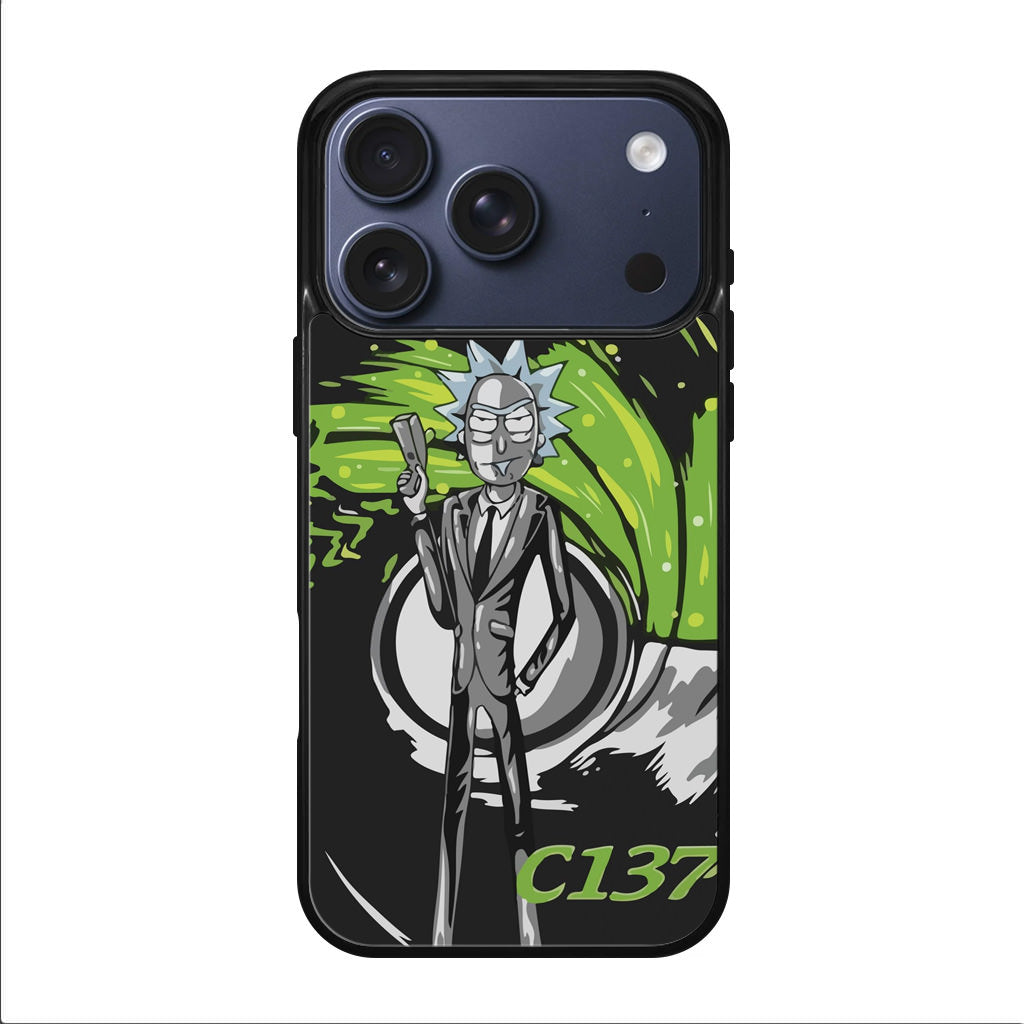 Rick Sanchez Agent C137 iPhone 17 Pro / 17 Pro Max Case