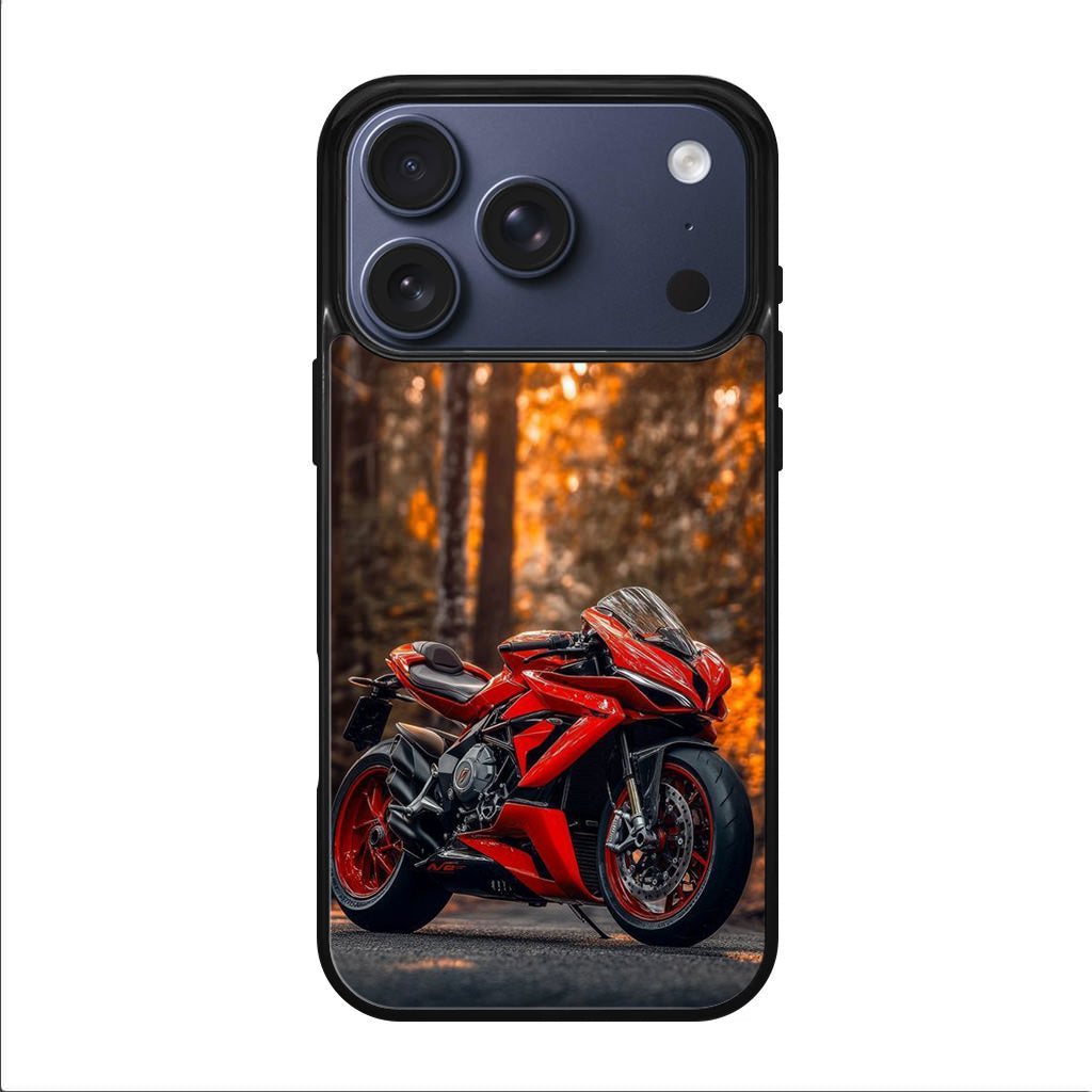 Crimson Velocity in Autumn Flame iPhone 17 Pro / 17 Pro Max Case