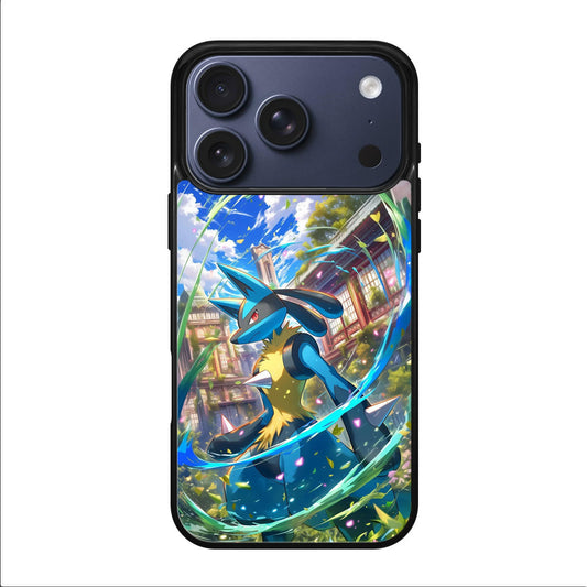 Lucario Precognitive Aura iPhone 17 Pro / 17 Pro Max Case