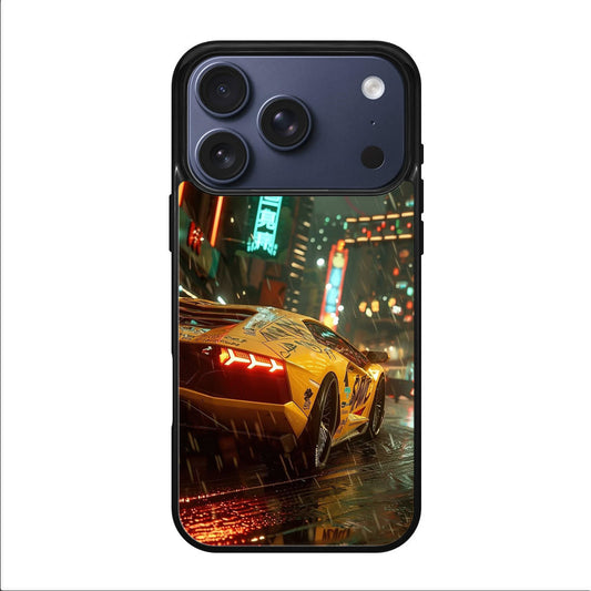 Night Drift Thunder Neon Streets iPhone 17 Pro / 17 Pro Max Case