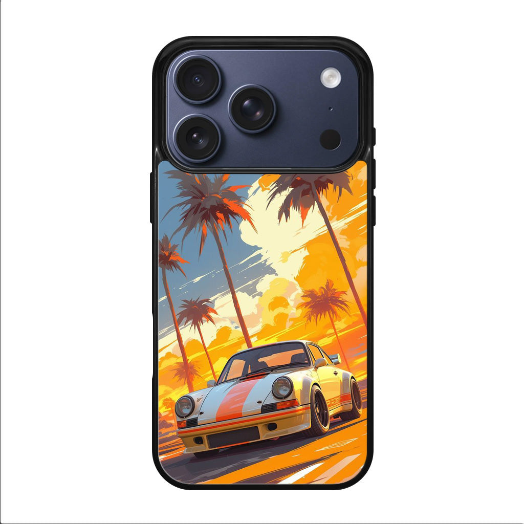 Turbo Dreams in Neon Palms iPhone 17 Pro / 17 Pro Max Case