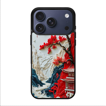 Whispers of the Crimson Zen iPhone 17 Pro / 17 Pro Max Case