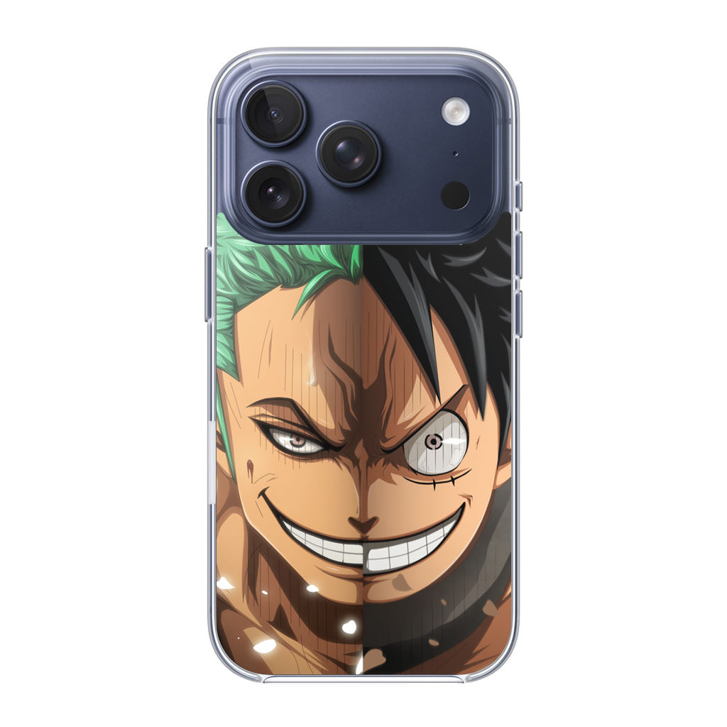 Luffy And Zoro Half Smile iPhone 17 Pro / 17 Pro Max Case