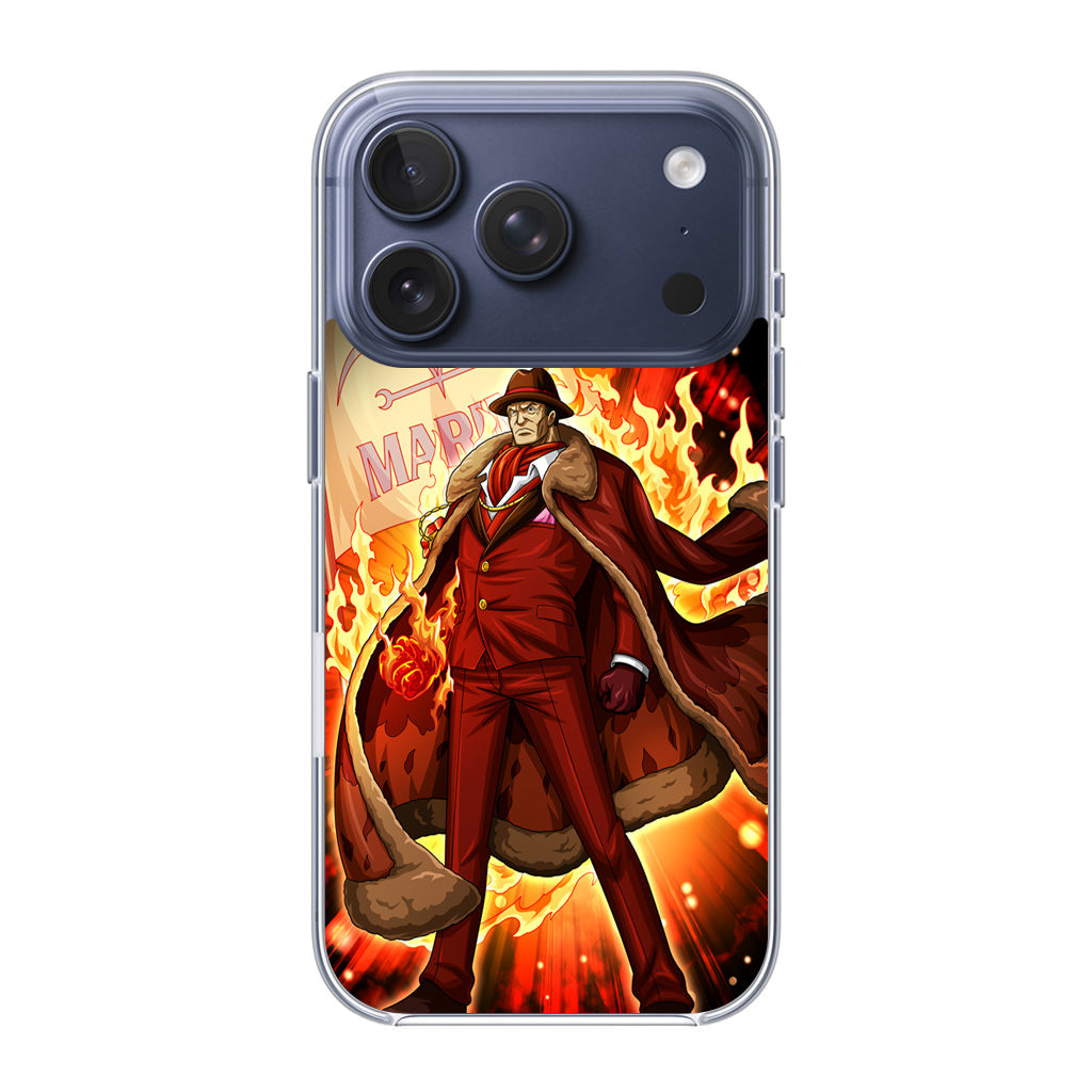 Marine Admiral Sakazuki iPhone 17 Pro / 17 Pro Max Case