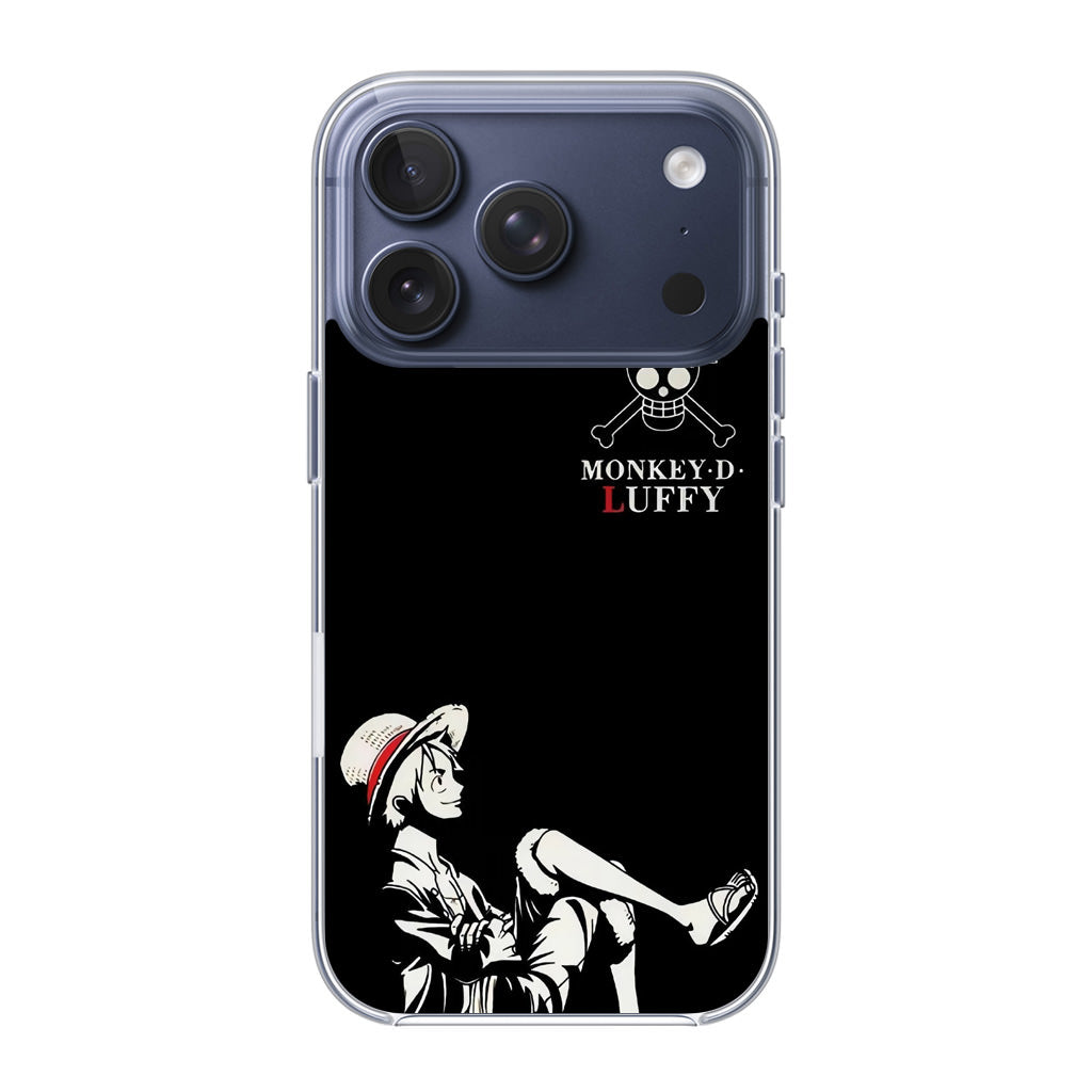 Monkey D Luffy Black And White iPhone 17 Pro / 17 Pro Max Case