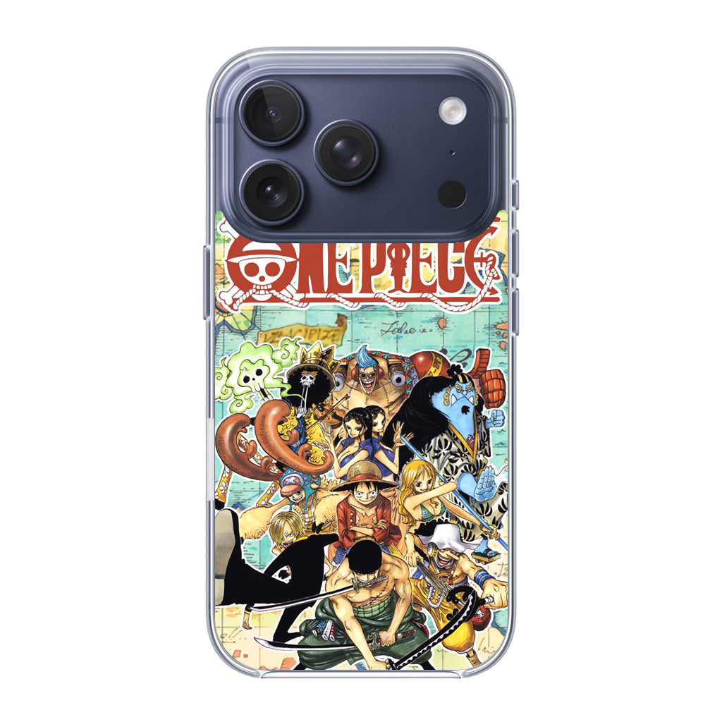 One Piece Comic Straw Hat Pirate iPhone 17 Pro / 17 Pro Max Case