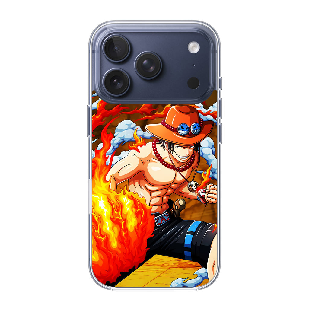 Portgas D Ace Hiken iPhone 17 Pro / 17 Pro Max Case