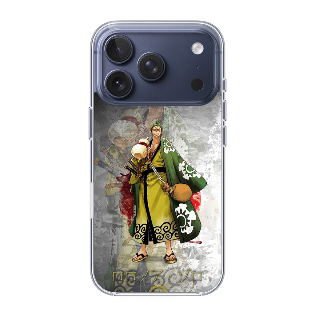 Roronoa Zoro Arc Wano iPhone 17 Pro / 17 Pro Max Case