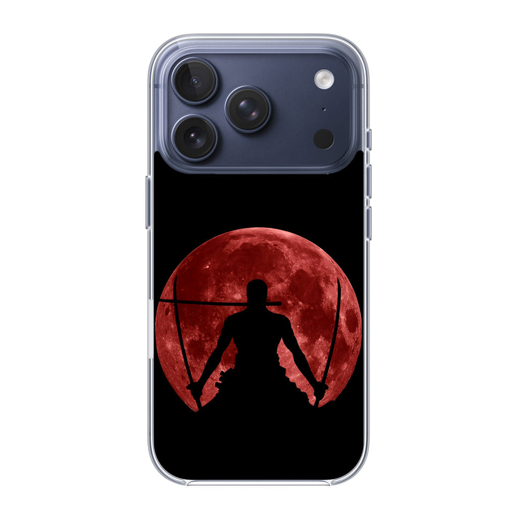 Silhouette Of Zoro In Santoryu Mode iPhone 17 Pro / 17 Pro Max Case