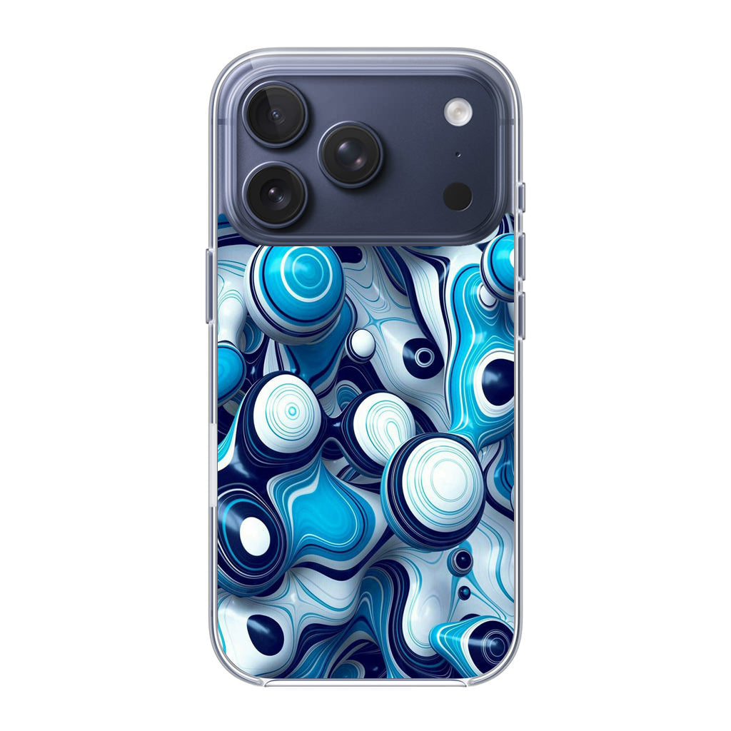 Abstract Art All Blue iPhone 17 Pro / 17 Pro Max Case